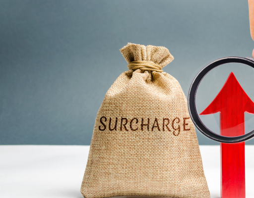 Upcoming holiday demand surcharges
